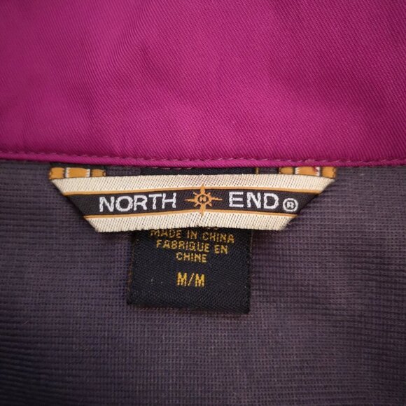 North End Ladies Size Medium Purple Full Zip Jacket - Picture 3 of 13